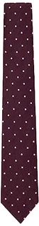 Krawaty i muchy męskie - Hackett London Męskie krawaty w kropki z mieszanki wełny, Fioletowy (wino), Rozmiar uniwersalny - grafika 1
