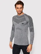 Bielizna sportowa męska - 4F Bielizna termoaktywna górna H4Z21-BIMB030G Szary Slim Fit - miniaturka - grafika 1