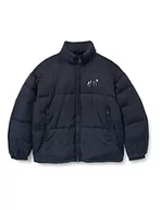 Kurtki męskie - Armani Exchange Męska kurtka Sustainable, Key Look, Zipper Jacket, granatowa, S, grantowy, S - miniaturka - grafika 1