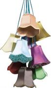 Lampy sufitowe - KARE Saloon Flower kolorowa lampa wisząca - miniaturka - grafika 1