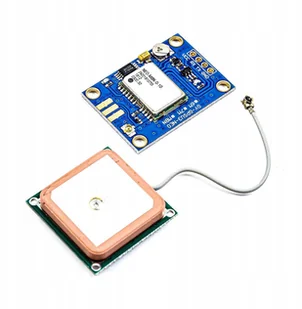 MODUŁ GPS GNSS NEO-M8N V2 72-KANAŁOWY CERAMICZNA + ANTENA LED 3V-5V DRONY - Akcesoria do drona - miniaturka - grafika 1