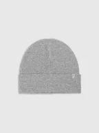 Czapki dla dzieci - 4F Czapka beanie dziecięca - szara Uniwersalny - miniaturka - grafika 1