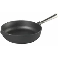 Patelnie - Skeppshult Patelnia do smażenia głęboka 25 cm, stalowa rączka - miniaturka - grafika 1