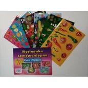 Szkolne artykuły papiernicze - Wycinanka samoprzylepna A4 Owoce i warzywa - miniaturka - grafika 1