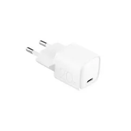 Ładowarki do telefonów - PURO Ładowarka sieciowa Super Mini Fast Wall Charger USB-C 20W Biały - miniaturka - grafika 1