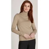 Swetry damskie - Calvin Klein Wełniany golf | Regular Fit - miniaturka - grafika 1