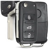 Etui na klucze - OBUDOWA PILOTA KLUCZYK VW SHARAN TIGUAN TOUAREG - miniaturka - grafika 1