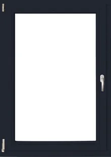 Lupol 2-szybowe fasadowe lakier kolor antracytowy O15 RU 865x1135 mm - Okna - miniaturka - grafika 1