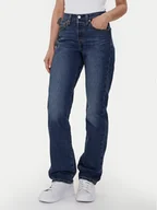 Spodnie damskie - Levi's® Jeansy 501® Curve 0036A-0005 Niebieski Straight Fit - miniaturka - grafika 1