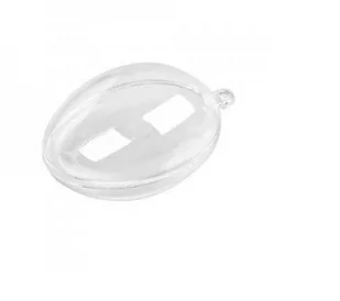 Jajko Akrylowe Przeźroczyste 6 Cm Plastikowe - Decoupage - miniaturka - grafika 1