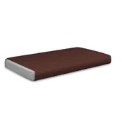 Prześcieradła - Matex Prześcieradło z satyny bawełnianej Gold brązowe 160x210 mx-160-gld-prb-018 - miniaturka - grafika 1