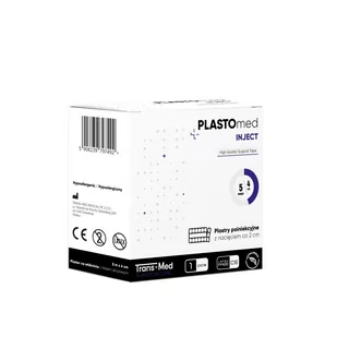 Plastry poiniekcyjne z nacięciem Plastomed Inject, 250 szt. - Apteczki i materiały opatrunkowe - miniaturka - grafika 1