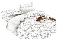 Pościel - Pościel 200x220 4 części Satyna Bawełniana Aida Komplet 2x Poszewka - miniaturka - grafika 1