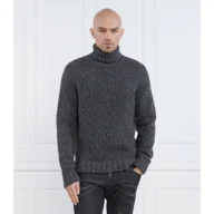 Swetry męskie - HUGO Wełniany golf Steed | Regular Fit - miniaturka - grafika 1