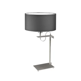 Skandynawska lampa biurkowa z szarym kloszem ALASKA - Lampy stojące - miniaturka - grafika 1
