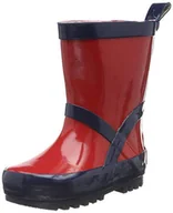 Kalosze damskie - Playshoes Uniseks dziecięce kalosze z naturalnego kauczuku, Czerwony Marine, 30/31 EU - miniaturka - grafika 1