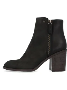 Wrangler Botki "Abigail" w kolorze czarnym - Botki damskie - miniaturka - grafika 1