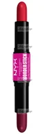 Róże do policzków - NYX Professional Makeup - WONDER STICK Dual-Ended Cream Blush Stick - Podwójny róż w sztyfcie - 2 x 4 g - 05 - BRIGHT AMBER + FUCHSIA - miniaturka - grafika 1