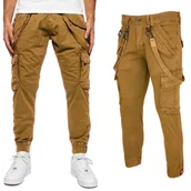 Odzież taktyczna i umundurowanie - Spodnie Alpha Industries Utility Pant 128202 13 - Khaki 33 - miniaturka - grafika 1