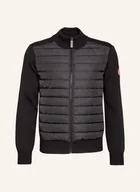 Swetry damskie - Canada Goose Kardigan Hybrdige Z Mieszanki Materiałów schwarz - miniaturka - grafika 1