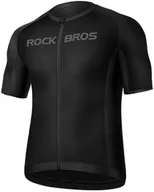 Kurtki rowerowe - Koszulka rowerowa rozpinana z krótkim rękawem XL - czarna - miniaturka - grafika 1