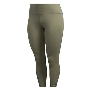 adidas Damskie rajstopy Bt Solid 7/8 zielony układanie. XXL - Rajstopy - miniaturka - grafika 1