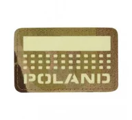 Odzież taktyczna i umundurowanie - M-Tac naszywka Poland (z flagą) 50x80 Laser Cut Multicam/Lum - miniaturka - grafika 1