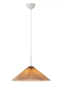 Rustykalna lampa wisząca z plisowanym abażurem 108710 z serii PLISADO - Lampy sufitowe - miniaturka - grafika 1