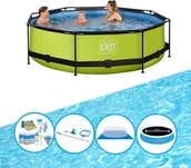 Baseny ogrodowe - Basen EXIT Lime - Basen stelażowy ø300x76cm - Oferta basenów - miniaturka - grafika 1