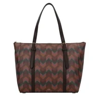Torebki damskie - Fossil Carlie Shopper Bag 34 cm brązowy - miniaturka - grafika 1
