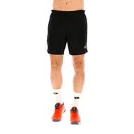 Spodenki męskie - Spodenki męskie Lotto Squadra III Short7 All Black XL - miniaturka - grafika 1