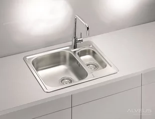 Alveus LINE START 40 stal SATYNA 1082560 - Zlewozmywaki - miniaturka - grafika 1