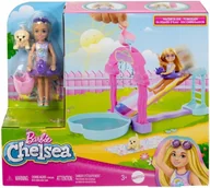 Zabawki do kąpieli - BARBIE CHELSEA ZESTAW WODNA ZJEŻDŻALNIA - miniaturka - grafika 1