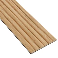 Panele ścienne i boazeria - Panel ryflowany MDF 17,4 x 275 cm Dąb naturalny 6 sztuk - miniaturka - grafika 1