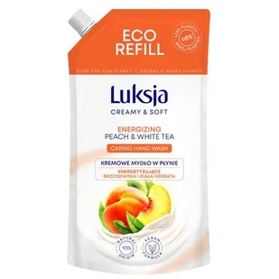 Mydło w płynie Peach zapas 400 ml Luksja - Mydła - miniaturka - grafika 1