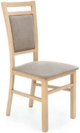 Krzesła - Klasyczne drewniane krzesło tapicerowane dąb sonoma G8-C36 - miniaturka - grafika 1