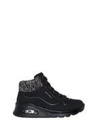 Botki damskie - Skechers Uno Gen1 botki, czarne, 37 EU, Czarny, 4 UK Child - miniaturka - grafika 1