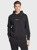 Bluzy męskie - New Balance Bluza MT23516 Czarny Relaxed Fit - miniaturka - grafika 1