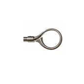 Karnisze - Końcówka karnisza Ø19 hak nikiel 2 sztuki - miniaturka - grafika 1