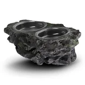 Dekoracje do terrarium - Resun Hanging Stone Dish - Miska Wiszący Kamień - miniaturka - grafika 1