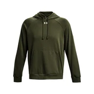Bluzy męskie - UA RIVAL FLEECE HOODIE - miniaturka - grafika 1