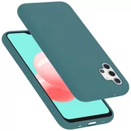 Etui i futerały do telefonów - Pokrowiec Do Samsung Galaxy A32 5G Etui w LIQUID ZIELONY TPU Silikon Case Cover Obudowa Ochronny Cadorabo - miniaturka - grafika 1