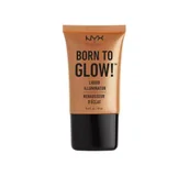 Rozświetlacze do twarzy i ciała - NYX BORN TO GLOW LIQUID ILLUMINATOR PURE GOLD - miniaturka - grafika 1