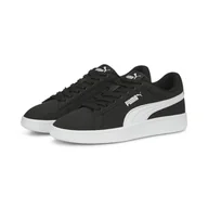Buty dla dziewczynek - Dziecięce Sneakersy Smash 3.0 Buck PUMA Black White - miniaturka - grafika 1