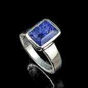 Pierścionki - Fiołkowy tanzanit - miniaturka - grafika 1