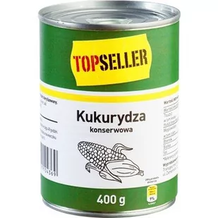 Topseller Kukurydza konserwowa 400g - Koncentraty warzywne, przeciery - miniaturka - grafika 1
