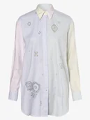 Koszule damskie - Tommy Hilfiger - Bluzka damska, wielokolorowy|biały|niebieski|zielony - miniaturka - grafika 1