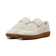 Sneakersy damskie - Damskie Sneakersy PUMA PALERMO PREMIUM 40174401 – Beżowy - miniaturka - grafika 1