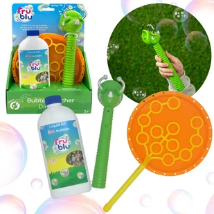 Dinozaur Zestaw do robienia i łapania baniek mydlanych, łapacz baniek + płyn 400ml - Bańki mydlane - miniaturka - grafika 1