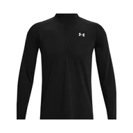 Koszulki sportowe damskie - UA Streaker Half Zip Czarny XL - miniaturka - grafika 1